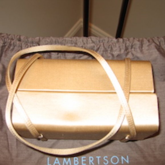 LAMBERSTON TRUEX-PALE SILK GOLD METALLIC SMALL BOX - Picture 2 of 3